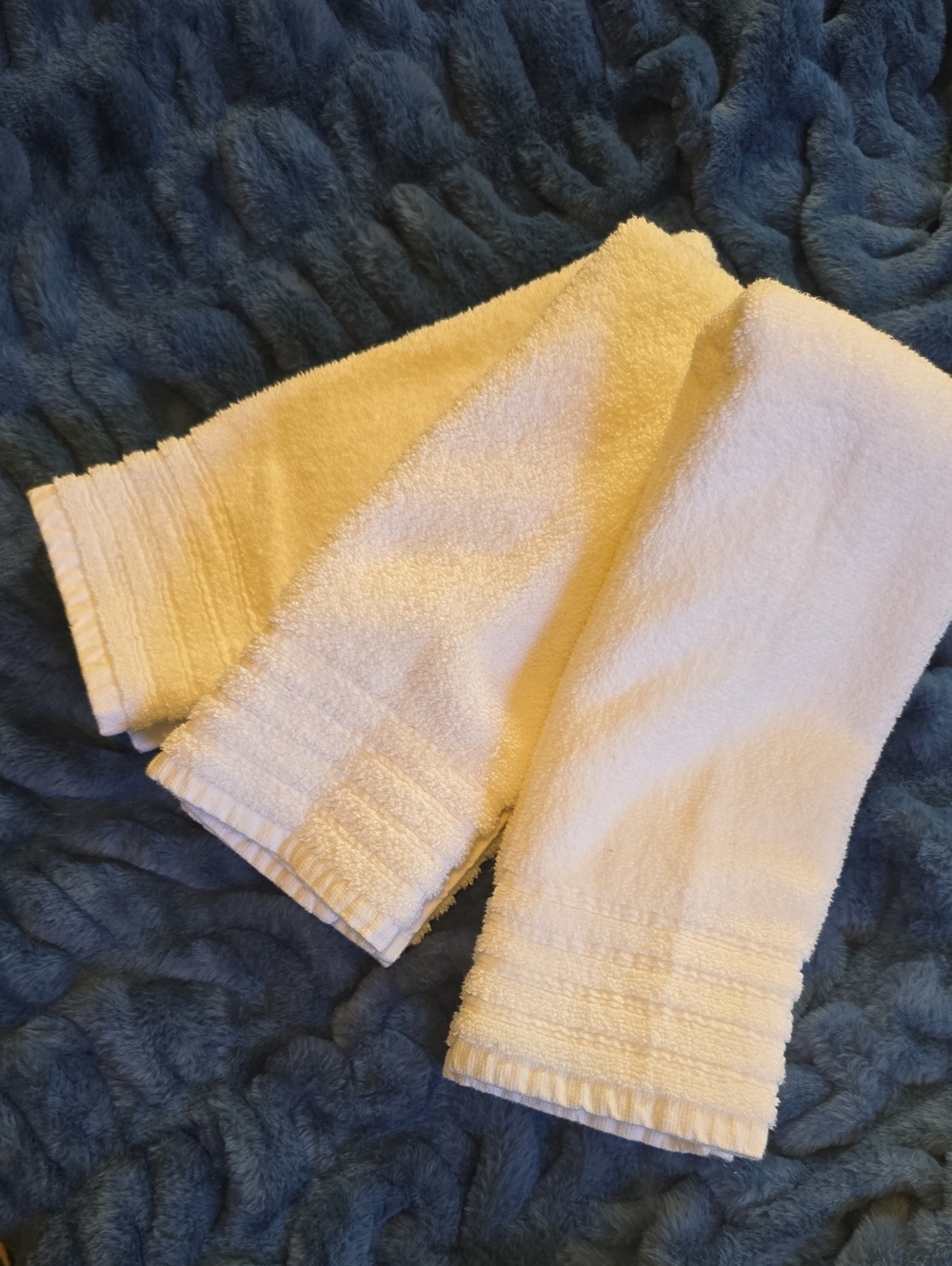 Fluffy! Hotel Collection White Microcotton Hand Towels - Set of 3